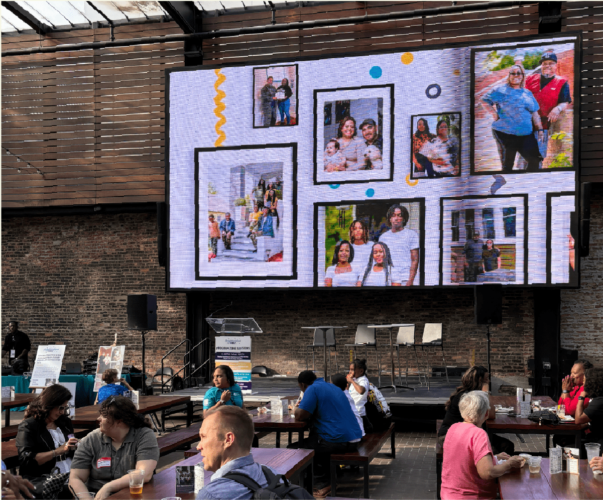 Event and brand design for Acts Housing. Brand management. Logo design.